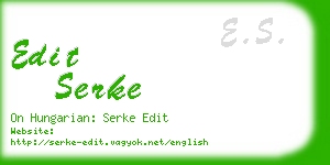 edit serke business card